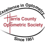 Harris County Optometric Society Logo – Vision Corner The Harris County Optometric Society logo features red and black text with an oval design and the phrases "Excellence in Optometry" and "Since 1951" – Vision Corner